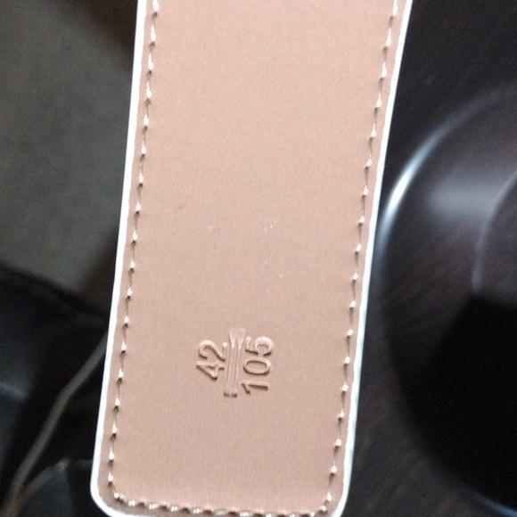 LV Louis Vuitton white checkered belt - Picture 4 of 5